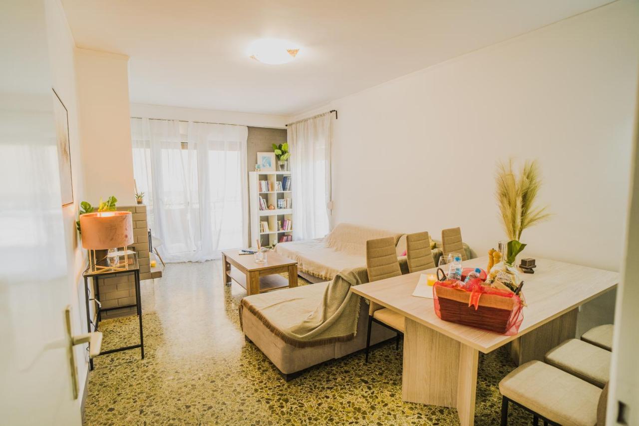 Green Apartment Ground Floor Feel Like Home Properties Saronida Exterior photo